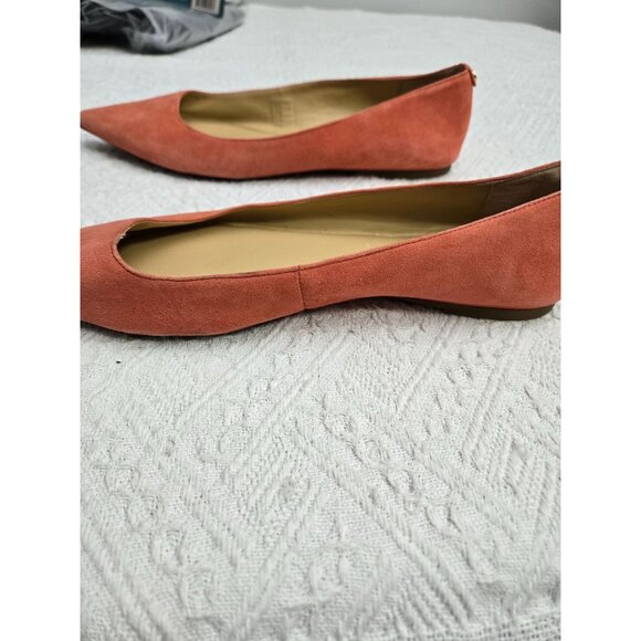 Michael Kors Coral Suede Pointed Toe Flats Size 10M - Picture 9 of 9
